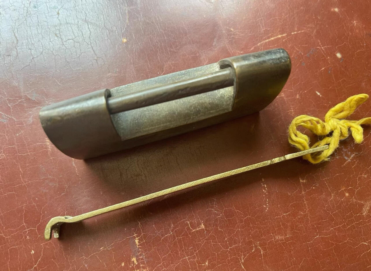 民国时期门锁 铜锁 带钥匙 功能都好 品相很好 （可交换朝鲜苏联勋章奖章）