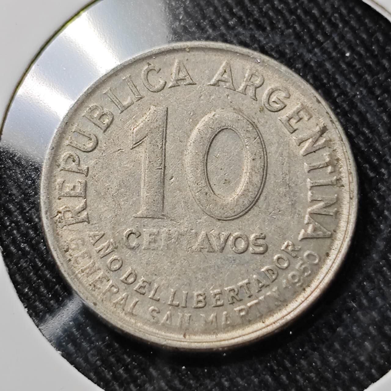 KK钱币收藏小铺  第391期  2月预留时间 周末发货  阿根廷10分纪念币