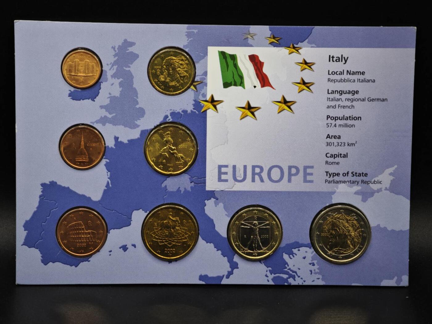 【淘币小摊】实时拍第八百六十一拍   银币套币场   满百包邮可预留二周 每周一统一发货   意大利欧元套币