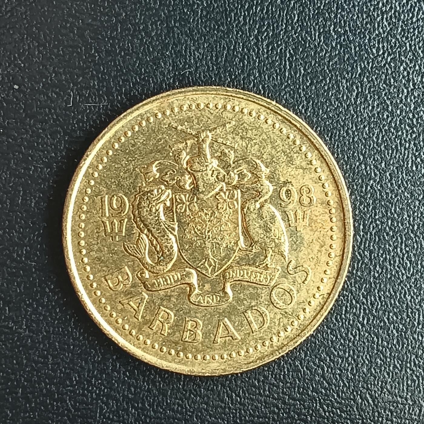 逸泉钱币2026第十二组世界钱币专场春节千件大拍A1614～2574 1750 巴巴多斯5分硬币