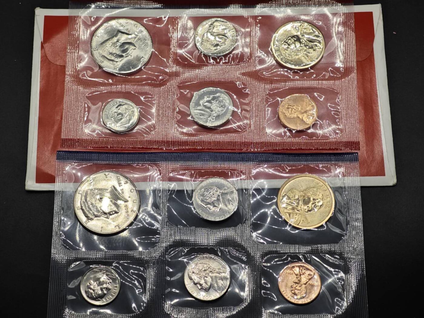 【淘币小摊】实时拍第八百六十一拍   银币套币场   满百包邮可预留二周 每周一统一发货   美国2004年PD厂套币