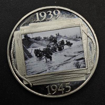 【淘币小摊】限时拍第八百六十二拍  克朗币邮币封场  满百包邮可预留两周  周一统一发货  - 直布罗陀2019年二战半克朗纪念币