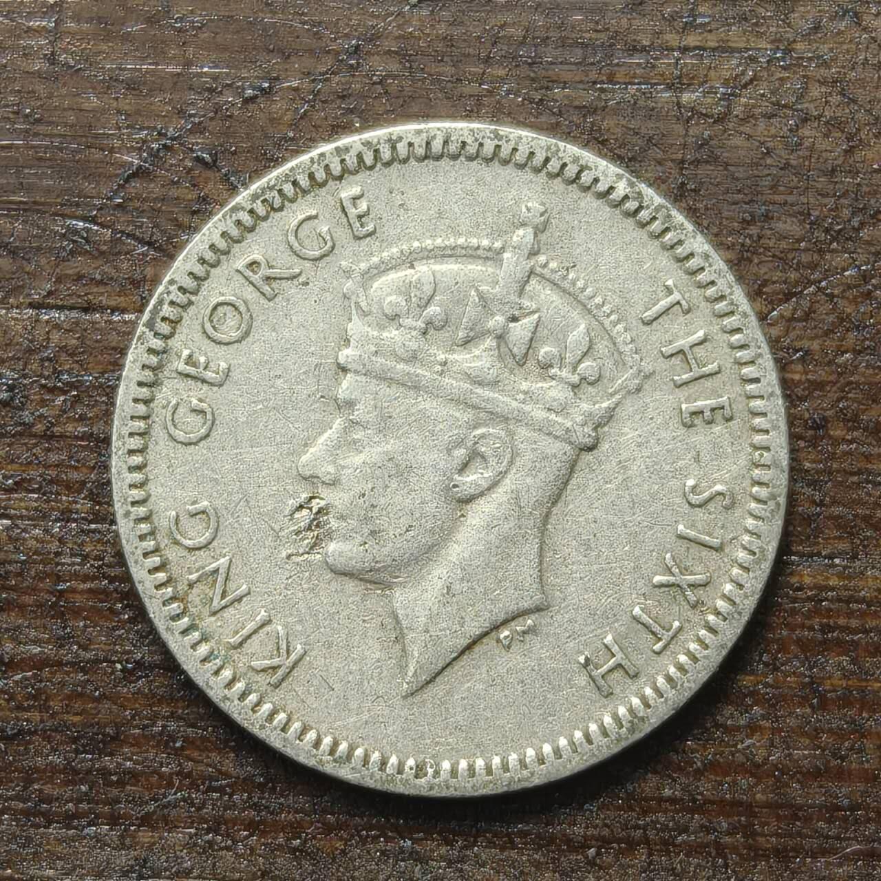 【铜匠收藏】★第143★散币专场 不寄存，30包邮。不满30元，支付5元运费。《接受代拍 代送NGC评级》 48【无寄存】英属南罗德西亚 1952年 3便士 