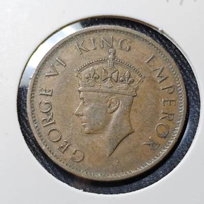 KK钱币收藏小铺  第391期  2月预留时间 周末发货 -  英属印度1/4安娜铜币