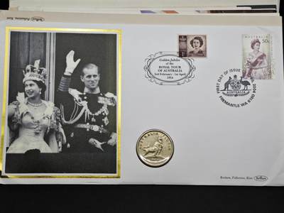 【淘币小摊】限时拍第八百六十二拍  克朗币邮币封场  满百包邮可预留两周  周一统一发货  - 澳大利亚1954年弗洛林银币邮币封