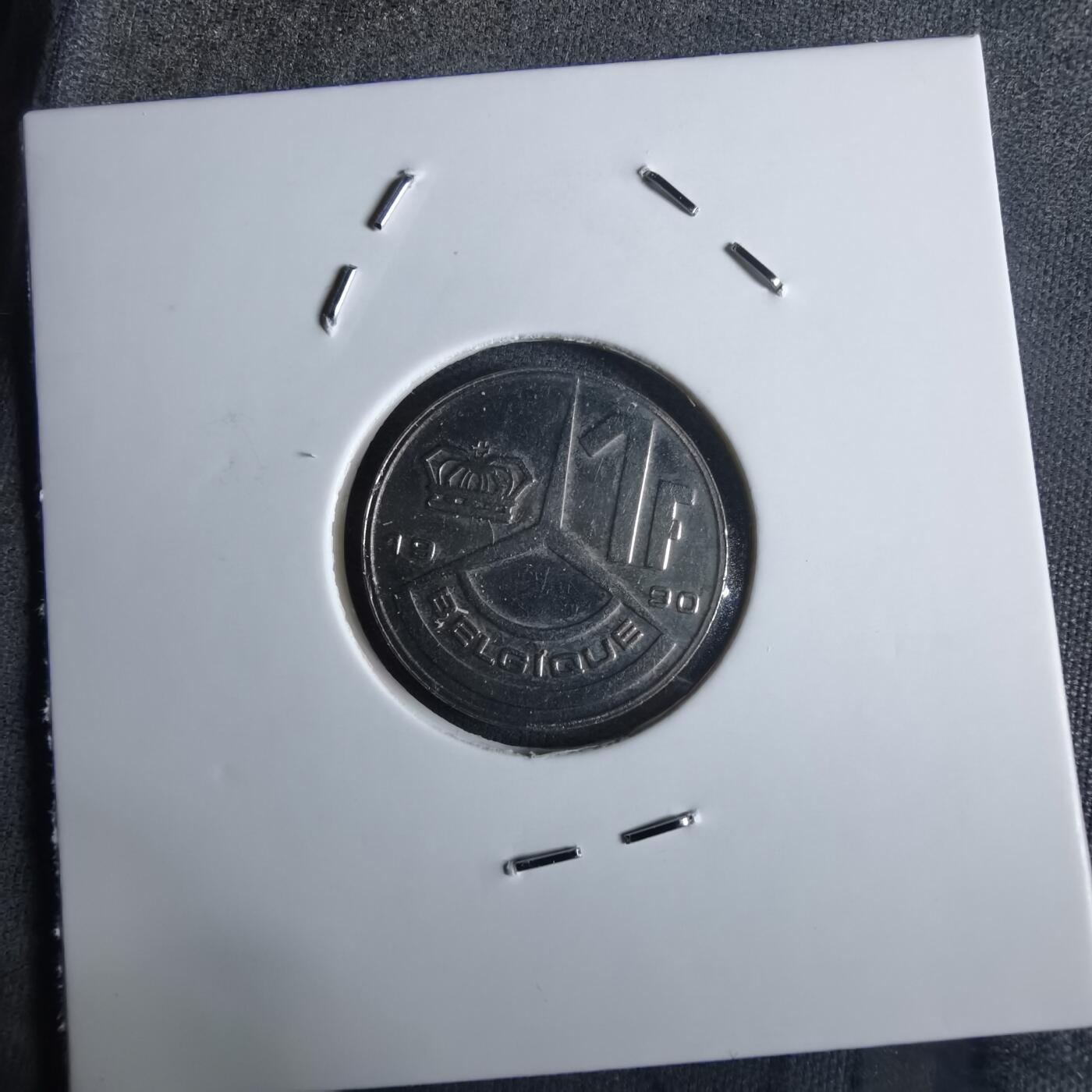 沼泽如烟--第982场 比利时1990年1法郎