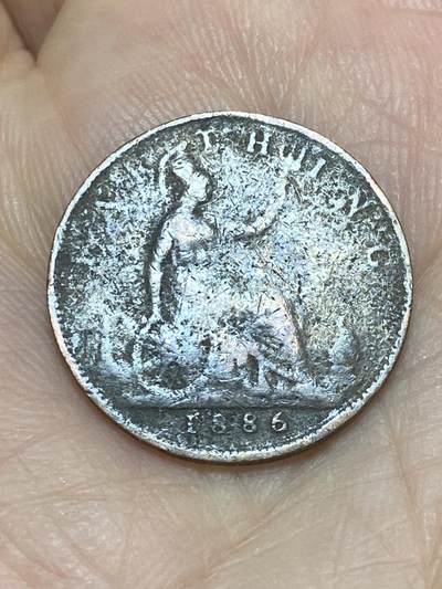 2026年第十七场(总第一百八十六场）外国好品散币场(免佣金) - 英国🇬🇧1886年1法新(维多利亚女王中年桂冠)