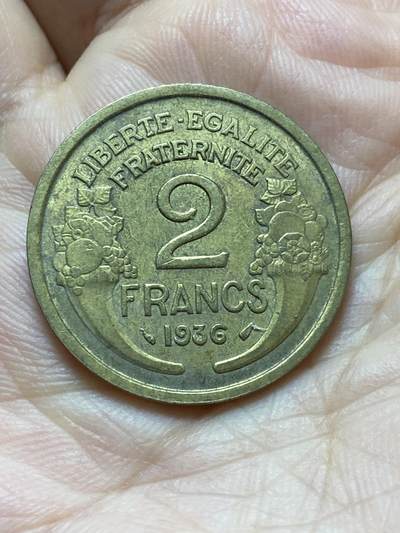 2026年第十七场(总第一百八十六场）外国好品散币场(免佣金) - 法兰西第三共和国1936年2法郎