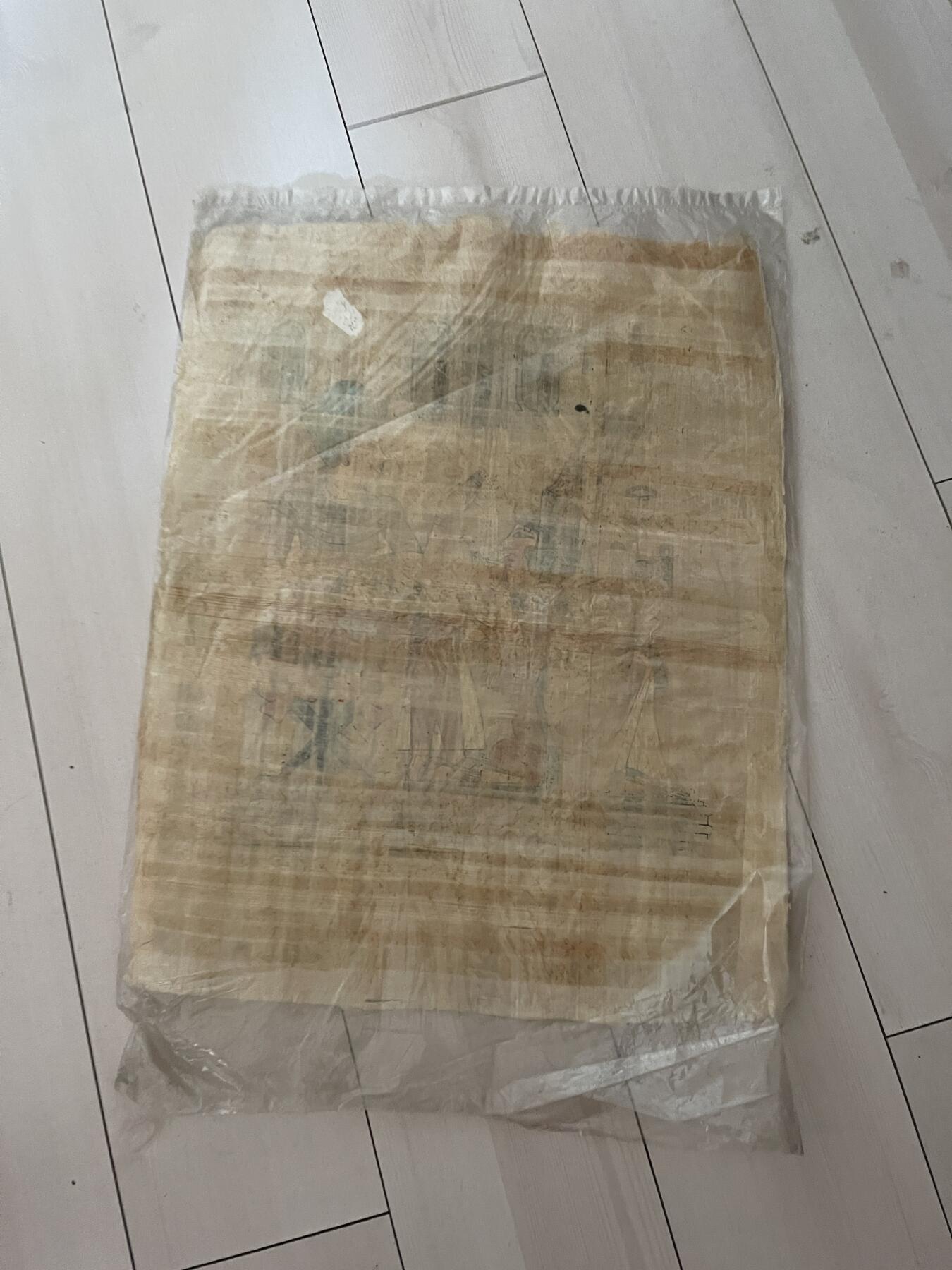 埃及产烟灰缸 收藏摆件纪念品 草纸画工艺品一套出（可交换朝鲜苏联章）