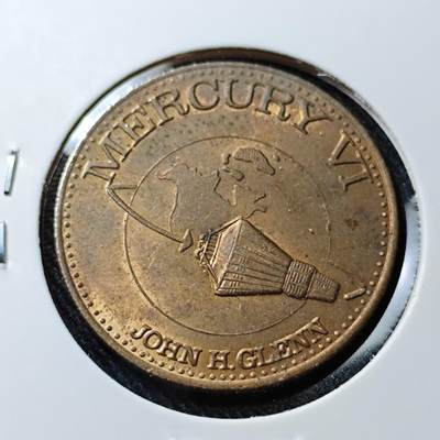 KK钱币收藏小铺  第391期  2月预留时间 周末发货 -  美国航天纪念铜章