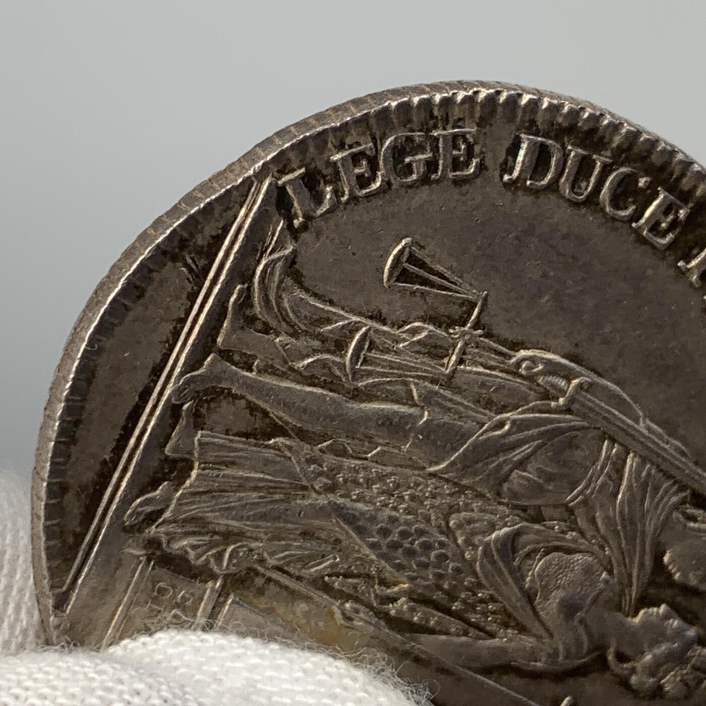 掌中浮雕-藏着的欧洲第052场 法国双女神银质代币，31.75mm，12g