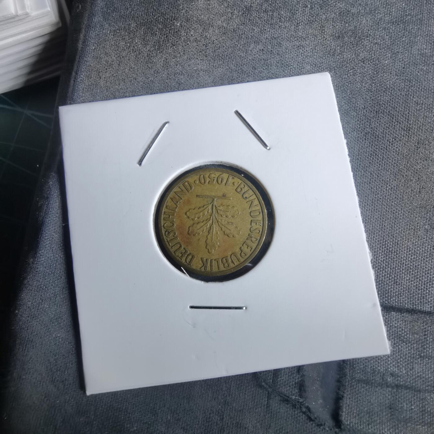 沼泽如烟--第982场 德国1950年5芬尼