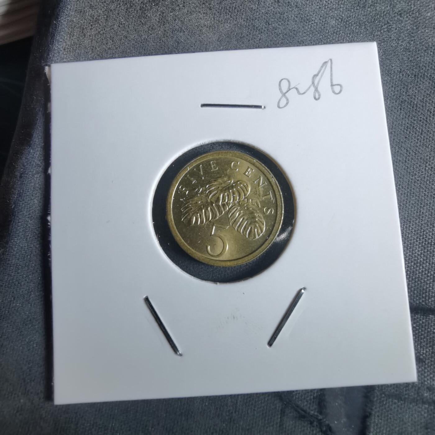 沼泽如烟--第982场 新加坡1987年五分