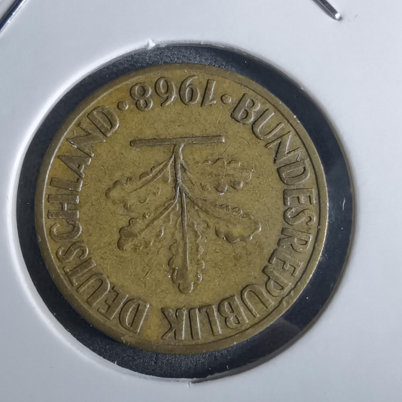 沼泽如烟--第982场 德国1968年10芬尼