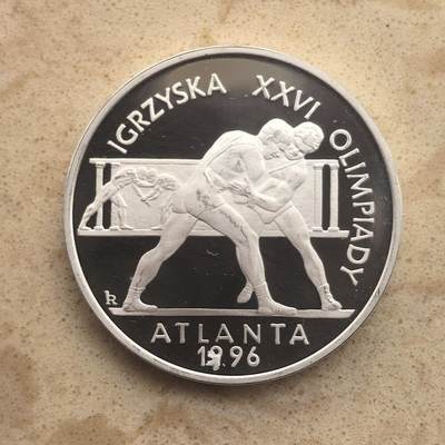 道一币馆币章第一百六十五场 - 波兰1995年亚特兰大奥运会20兹罗提精制银币  31.1g 925s 16000