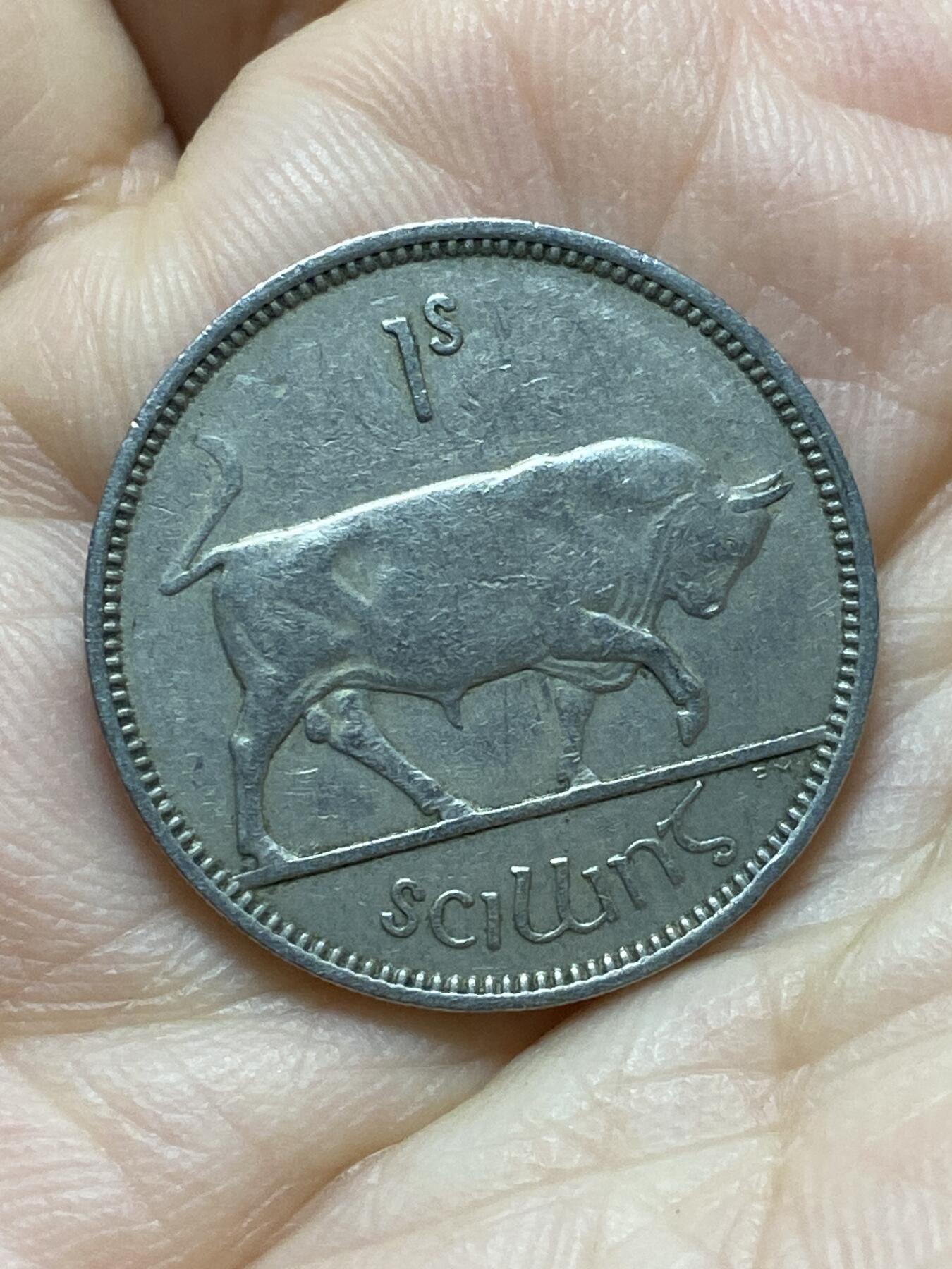 2026年第十七场(总第一百八十六场）外国好品散币场(免佣金) 爱尔兰🇮🇪1954年1先令(共和国时期第一套第二版)