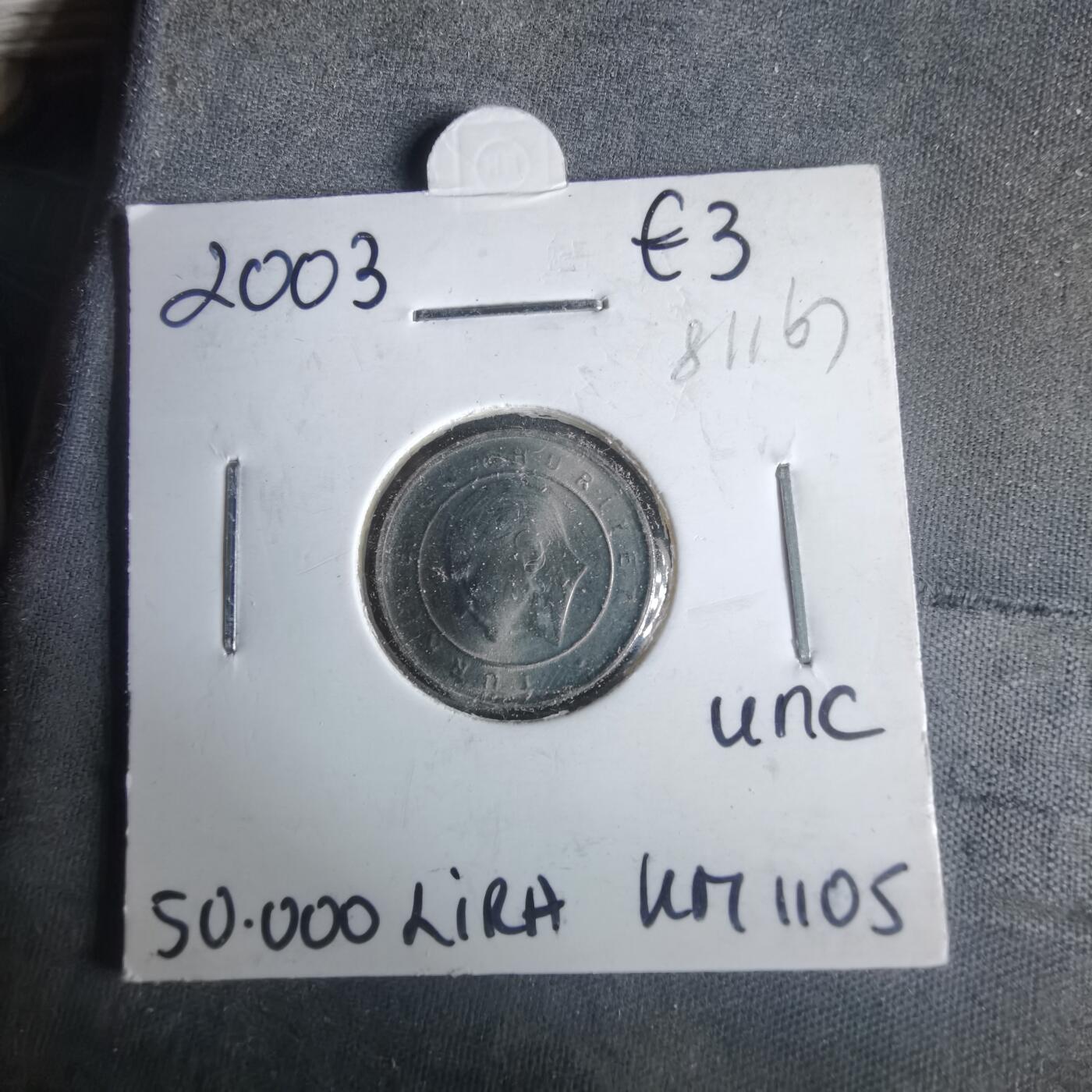 沼泽如烟--第981场 土耳其2003年5万里拉