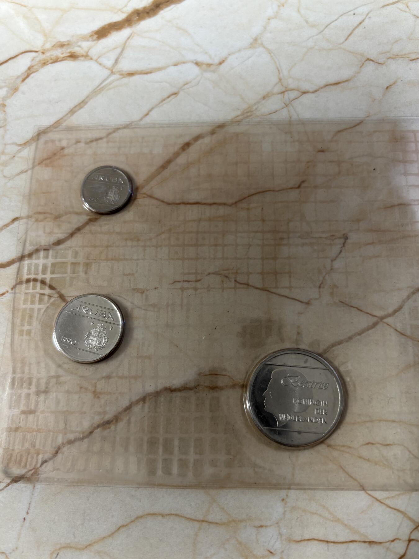 第190期拍卖 阿鲁巴1990年5枚纪念币套装