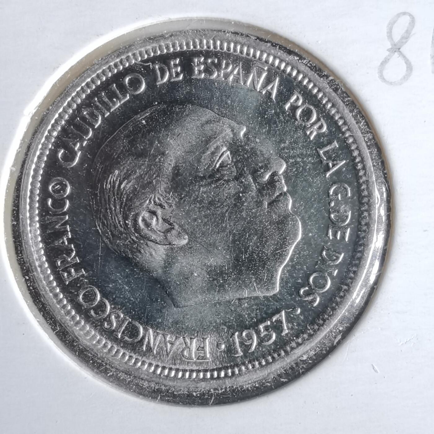 沼泽如烟--第981场 西班牙1957年5比塞塔