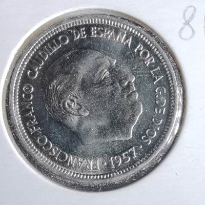 沼泽如烟--第981场 - 西班牙1957年5比塞塔