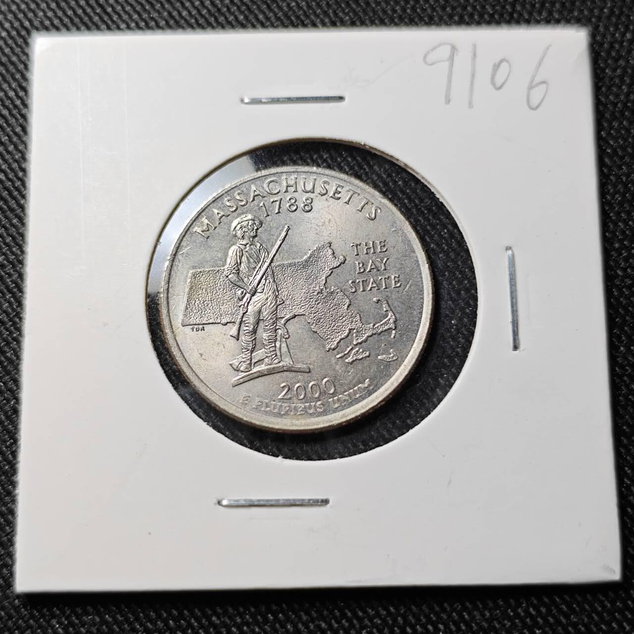 KK钱币收藏小铺  第391期  2月预留时间 周末发货   美国25分纪念币