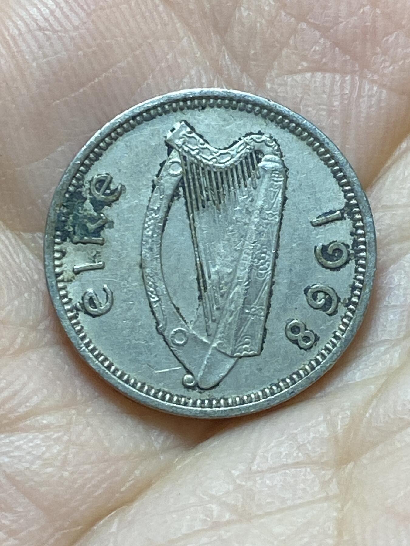 2026年第十七场(总第一百八十六场）外国好品散币场(免佣金) 爱尔兰🇮🇪1968年3便士(共和国时期第一套第二版)