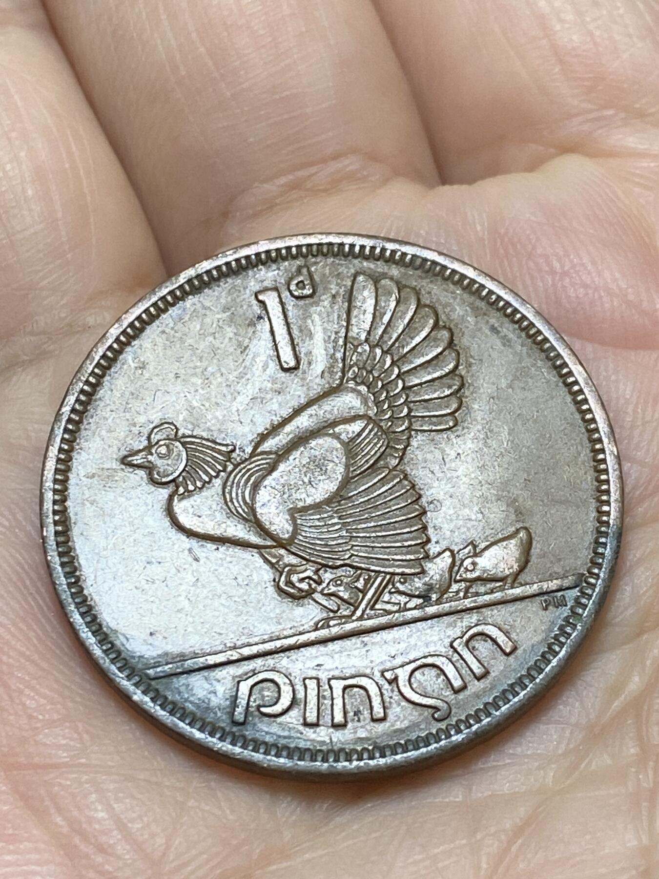 2026年第十七场(总第一百八十六场）外国好品散币场(免佣金) 爱尔兰🇮🇪1949年1便士(共和国时期第一套第一版)