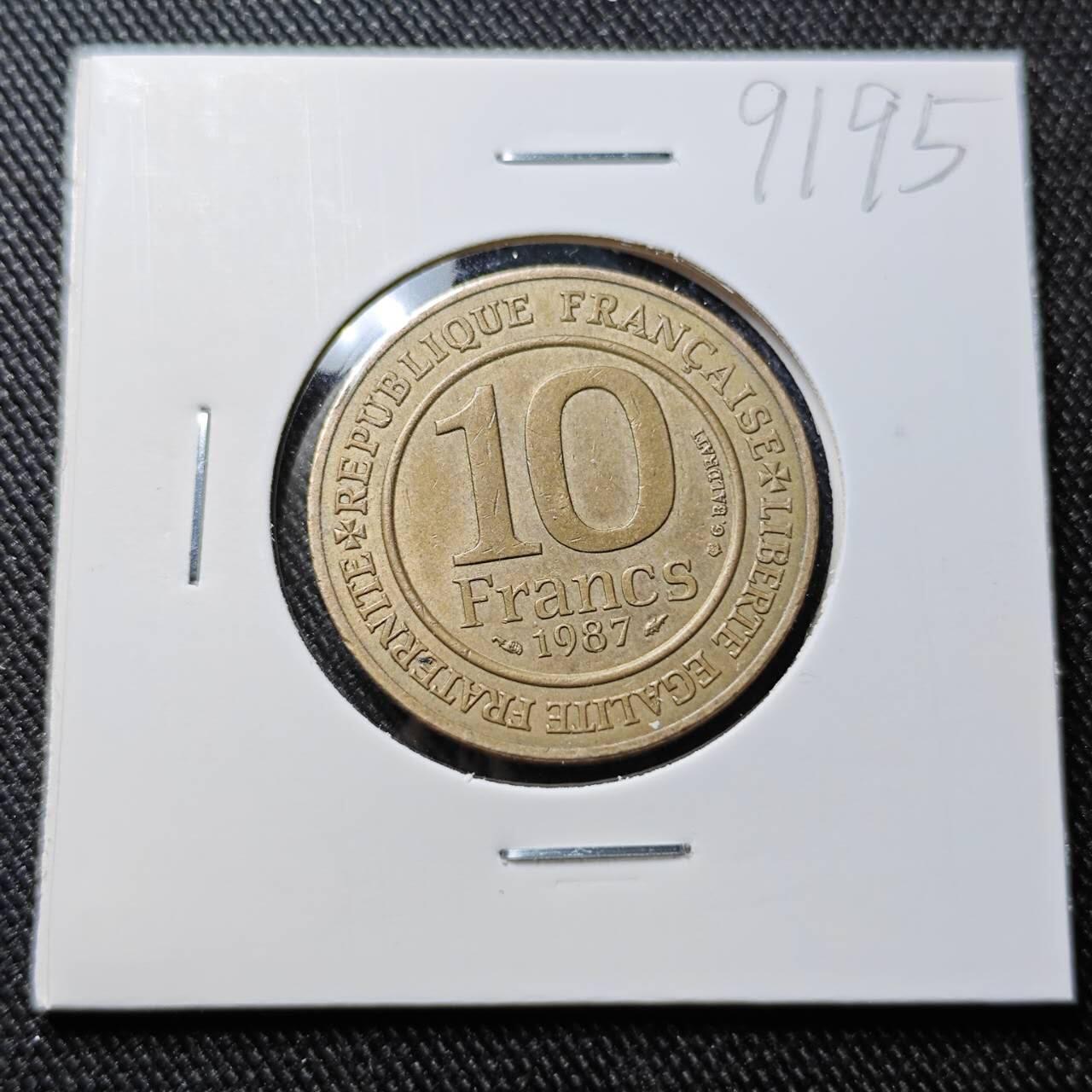 KK钱币收藏小铺  第391期  2月预留时间 周末发货  法国10法郎纪念币