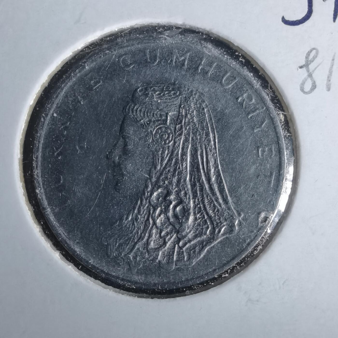 沼泽如烟--第981场 土耳其1972年50库鲁