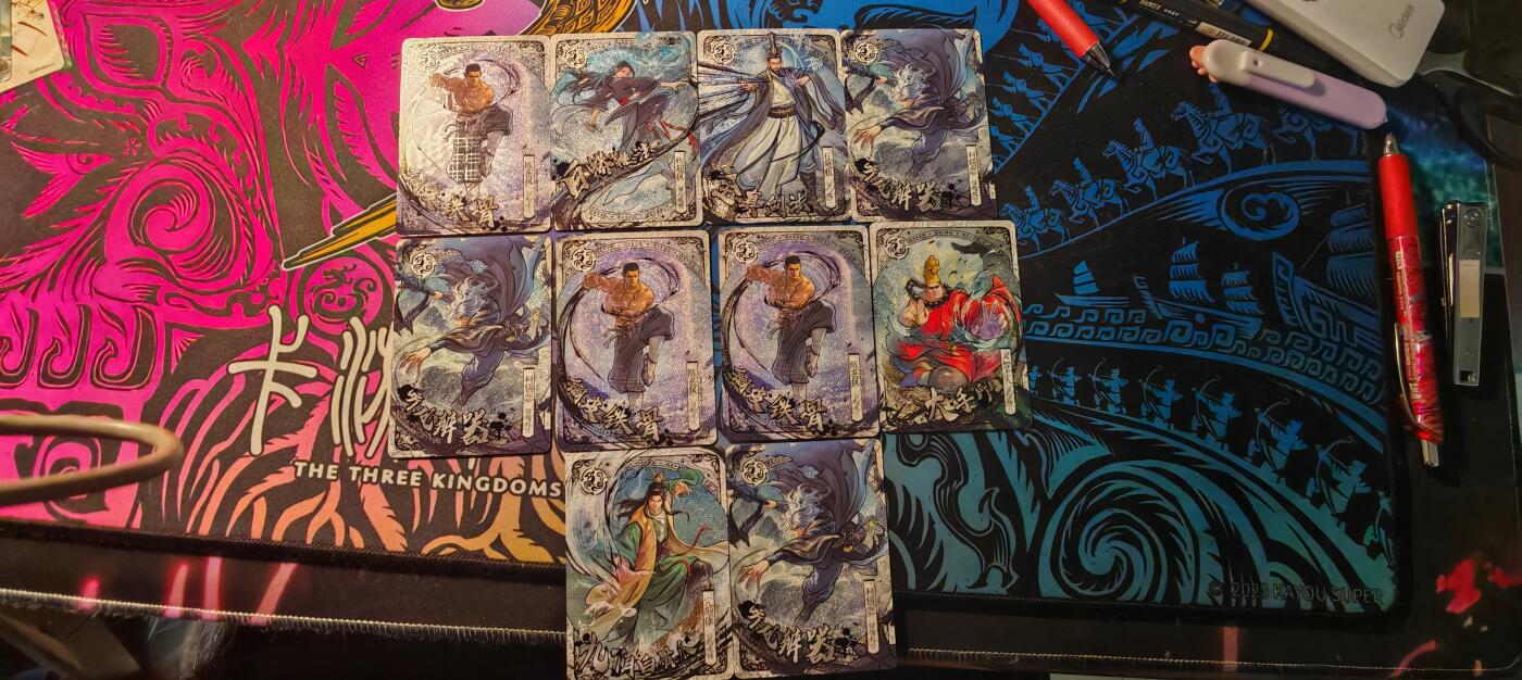 卡牌实验室开始第十三次实验 卡游金庸白虎×10