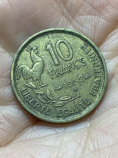 2026年第十七场(总第一百八十六场）外国好品散币场(免佣金) - 法兰西第四共和国1952年10法郎(B标–博蒙莱罗热造)