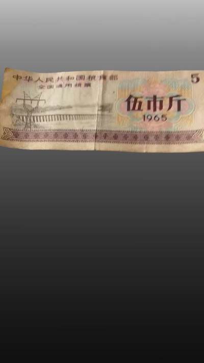 安欣年度票证专场 - 全国通用粮票5斤和3斤