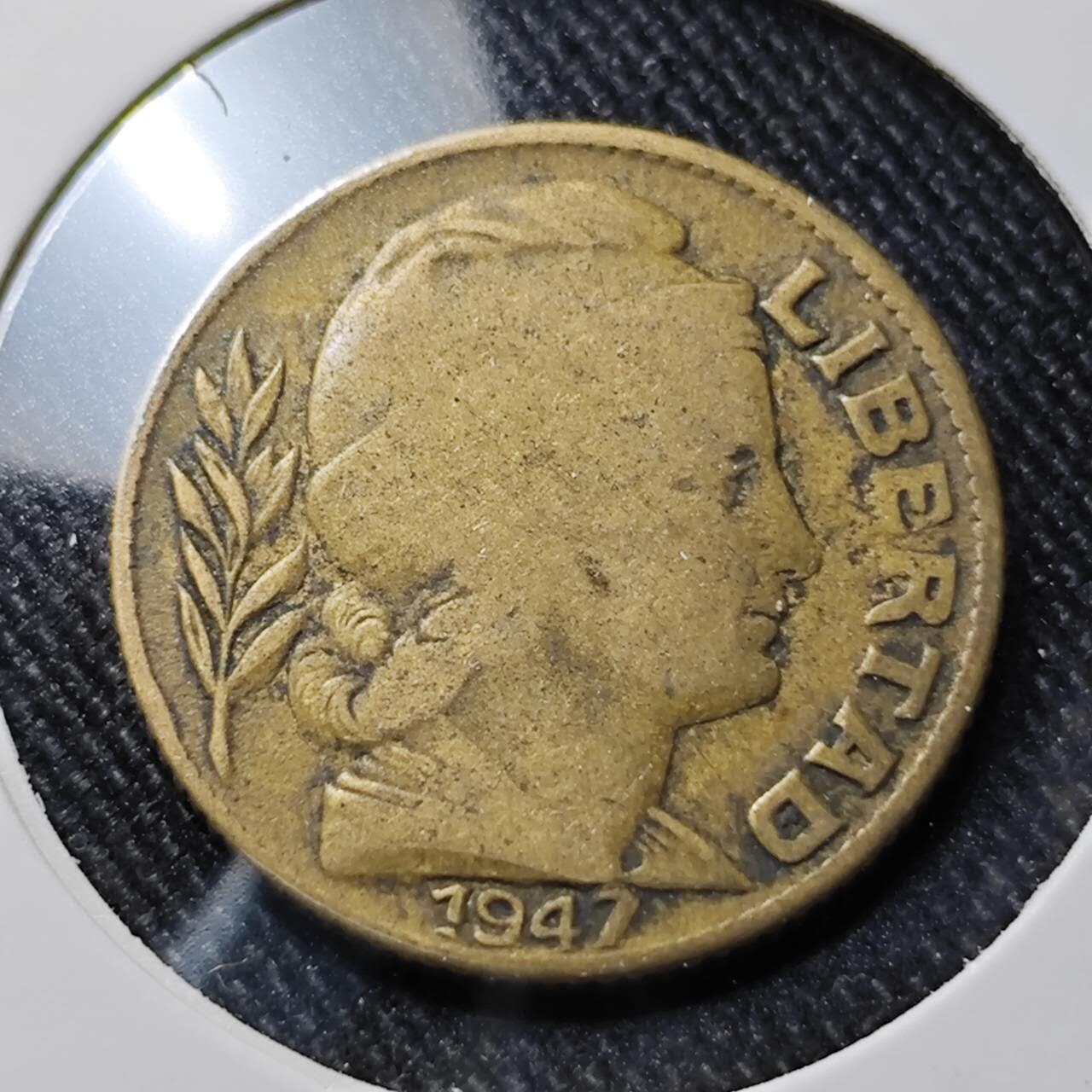 KK钱币收藏小铺  第391期  2月预留时间 周末发货  1947阿根廷20分铜币