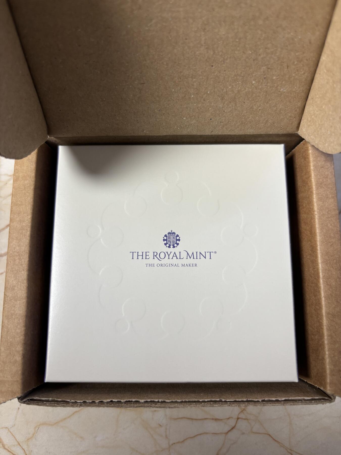 第190期拍卖 英国2023年都铎王朝神兽博福特耶鲁山羊1盎司银币，999银，发行5000枚