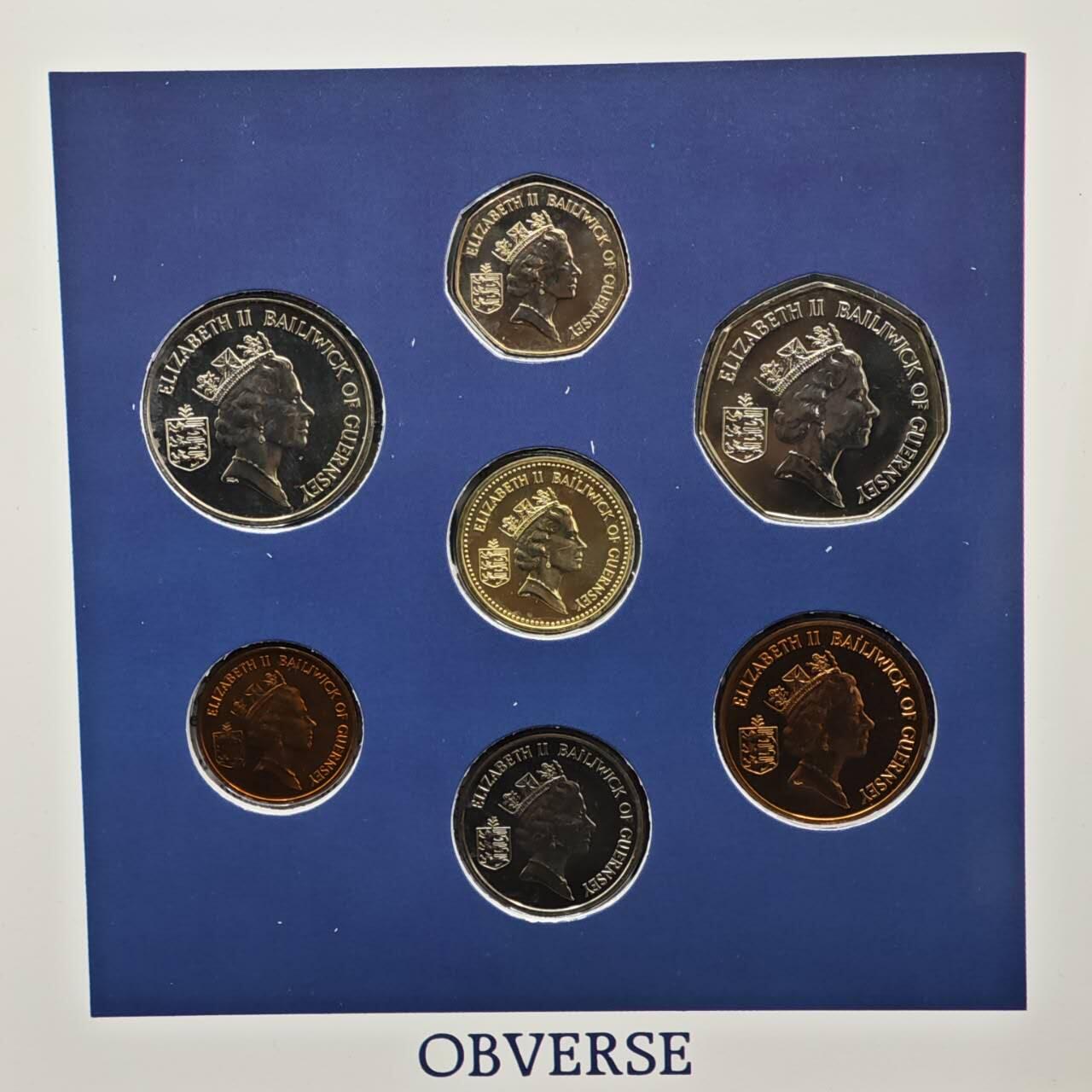 【淘币小摊】实时拍第八百六十一拍   银币套币场   满百包邮可预留二周 每周一统一发货   根西1985年套币