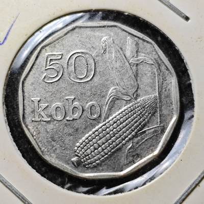 KK钱币收藏小铺  第391期  2月预留时间 周末发货 -  尼日利亚50考包