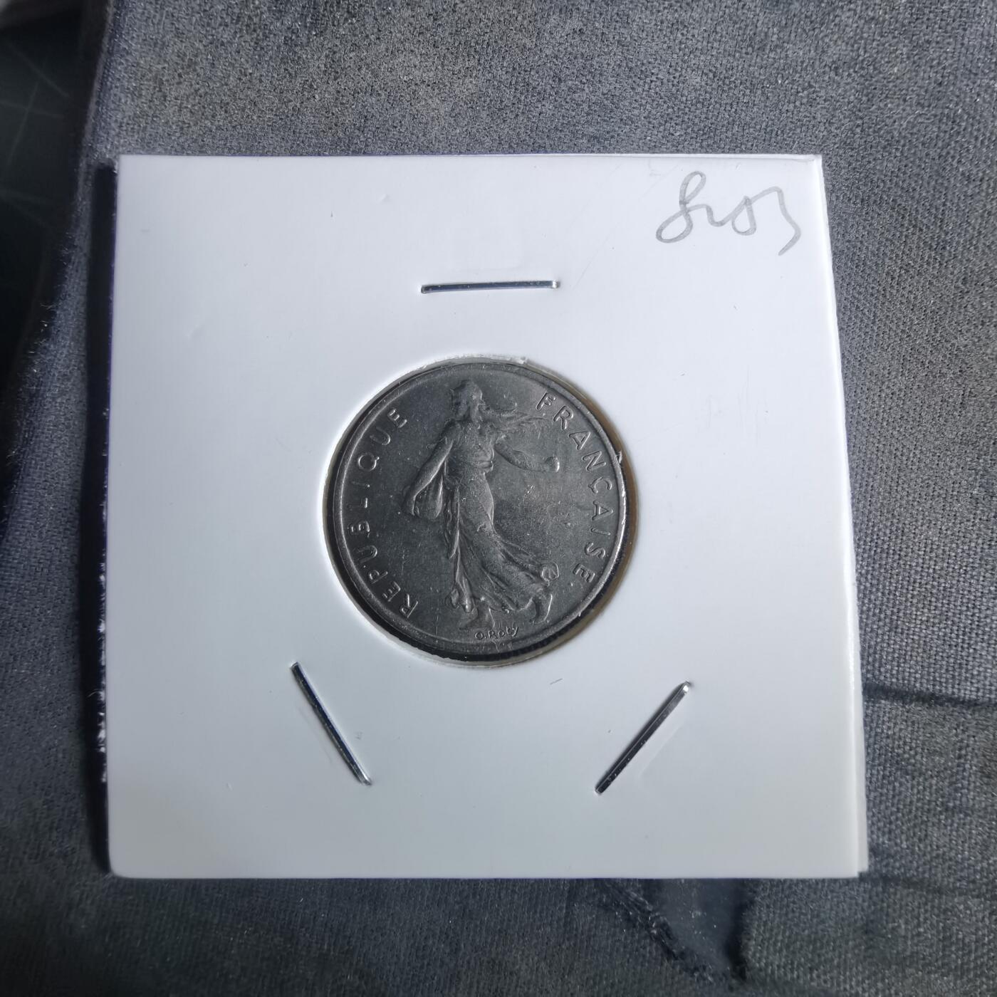 沼泽如烟--第982场 法国1976年半法郎