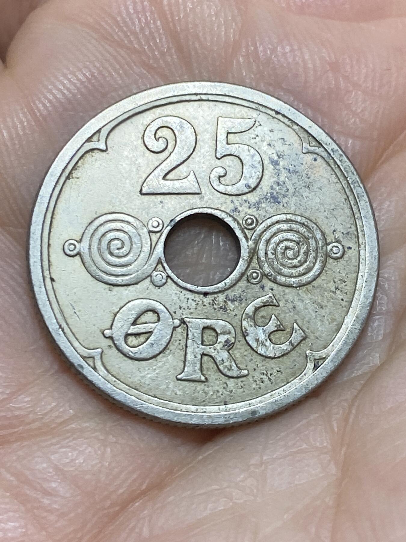 2026年第十七场(总第一百八十六场）外国好品散币场(免佣金) 丹麦🇩🇰1930年25欧尔(克里斯蒂安十世第五版)