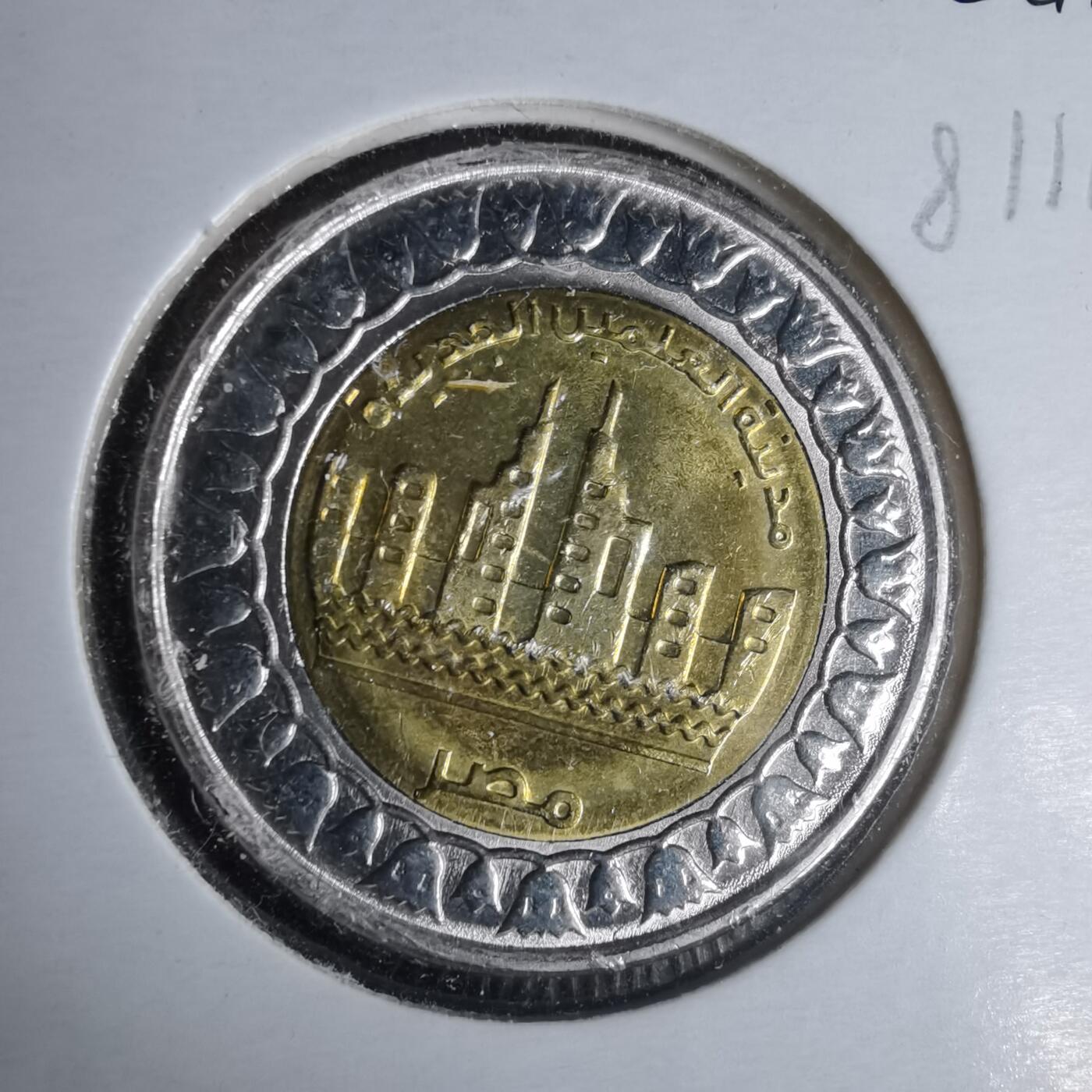 沼泽如烟--第981场 埃及2019年1磅纪念币