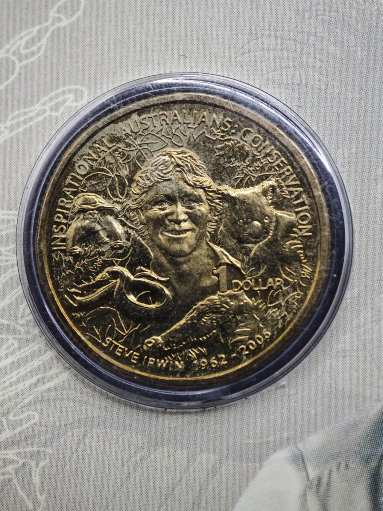 【淘币小摊】限时拍第八百六十二拍  克朗币邮币封场  满百包邮可预留两周  周一统一发货  澳大利亚2009年拯救动物1元纪念币卡册