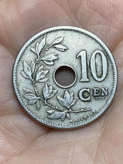 2026年第十七场(总第一百八十六场）外国好品散币场(免佣金) - 比利时🇧🇪1905年10分(利奥波德二世时期，荷语版)