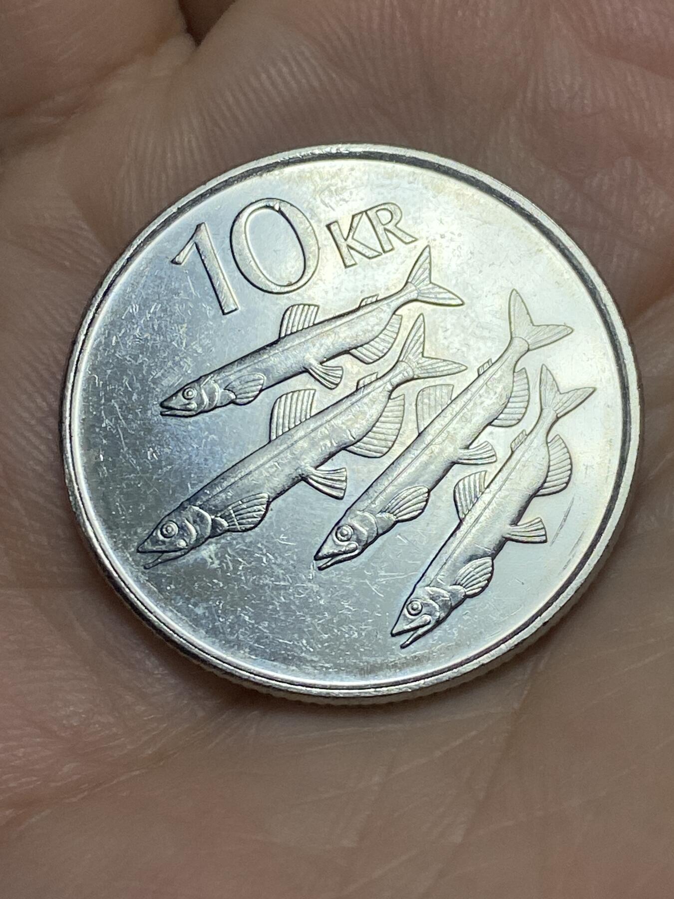 2026年第十七场(总第一百八十六场）外国好品散币场(免佣金) 冰岛🇮🇸2004年10克朗(共和国时期第二套第二版，镍包钢材质有磁版)