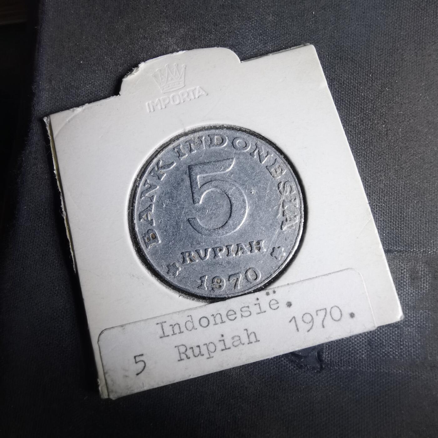 沼泽如烟--第981场 印度尼西亚1970年5卢比