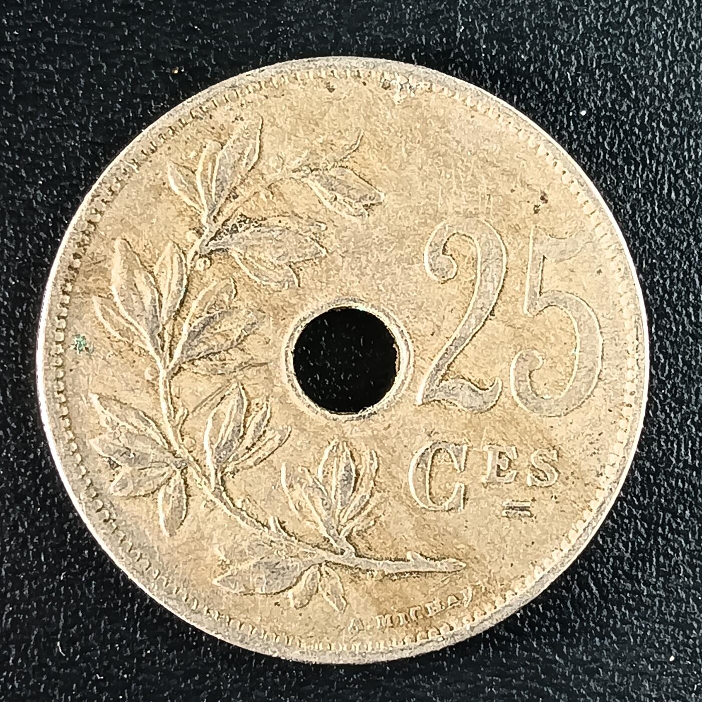 逸泉钱币2026第十二组世界钱币专场春节千件大拍A1614～2574 1669 比利时25分