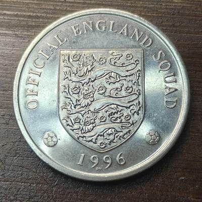 【铜匠收藏】★第143★散币专场 不寄存，30包邮。不满30元，支付5元运费。《接受代拍 代送NGC评级》 - 60【无寄存】英格兰1996年足球明星大卫·普拉特纪念章.英国官方奖章