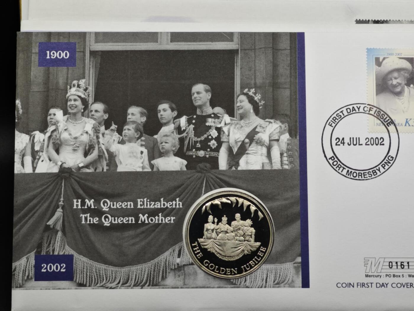 【淘币小摊】限时拍第八百六十二拍  克朗币邮币封场  满百包邮可预留两周  周一统一发货  福克兰群岛2002年女王登基金禧50便士纪念币邮币封