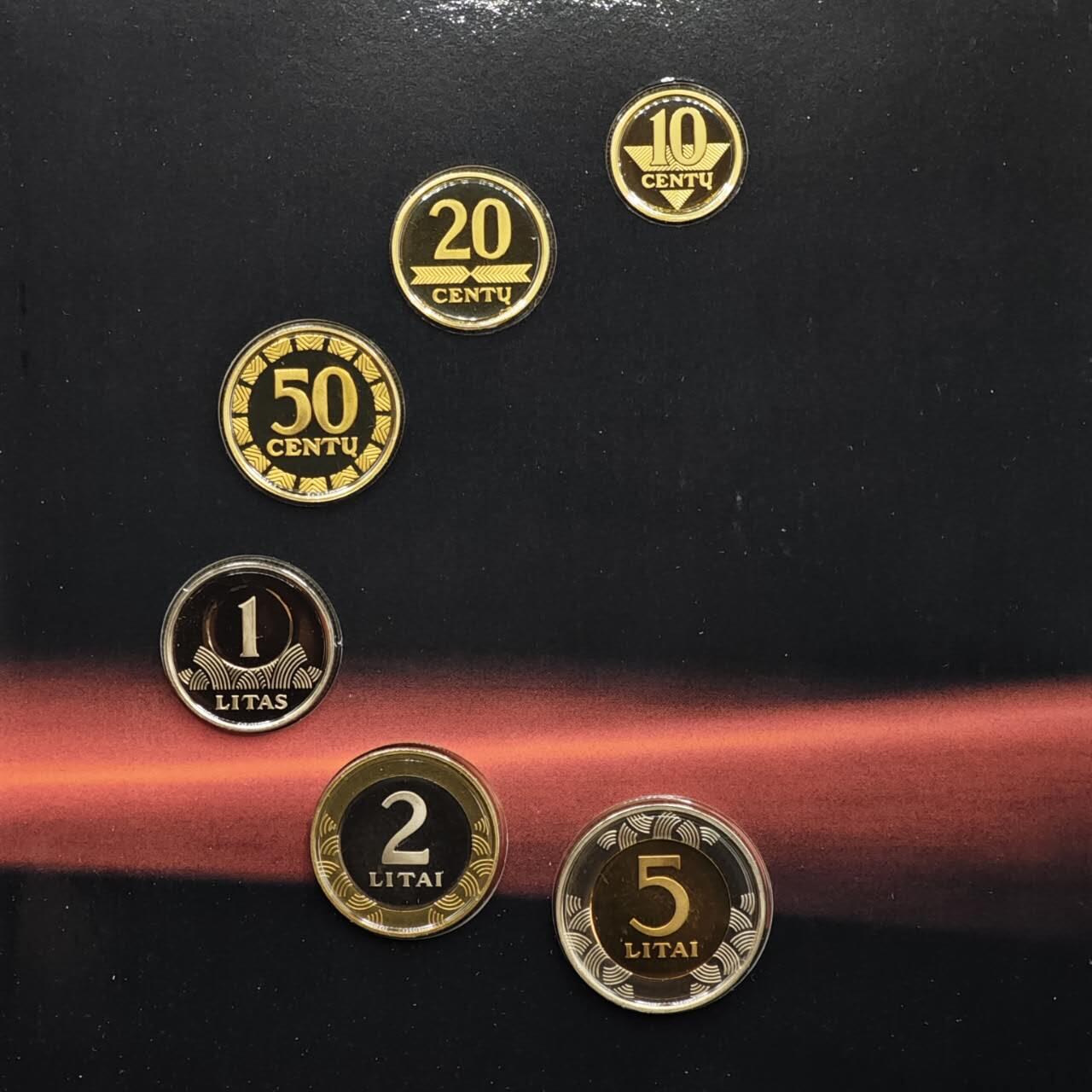 【淘币小摊】实时拍第八百六十一拍   银币套币场   满百包邮可预留二周 每周一统一发货   拉脱维亚2003年6枚精制套币