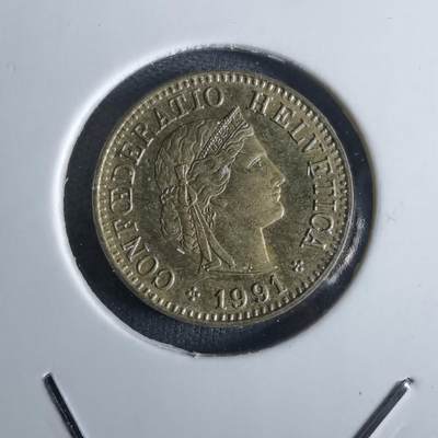 沼泽如烟--第982场 - 瑞士1991年五分