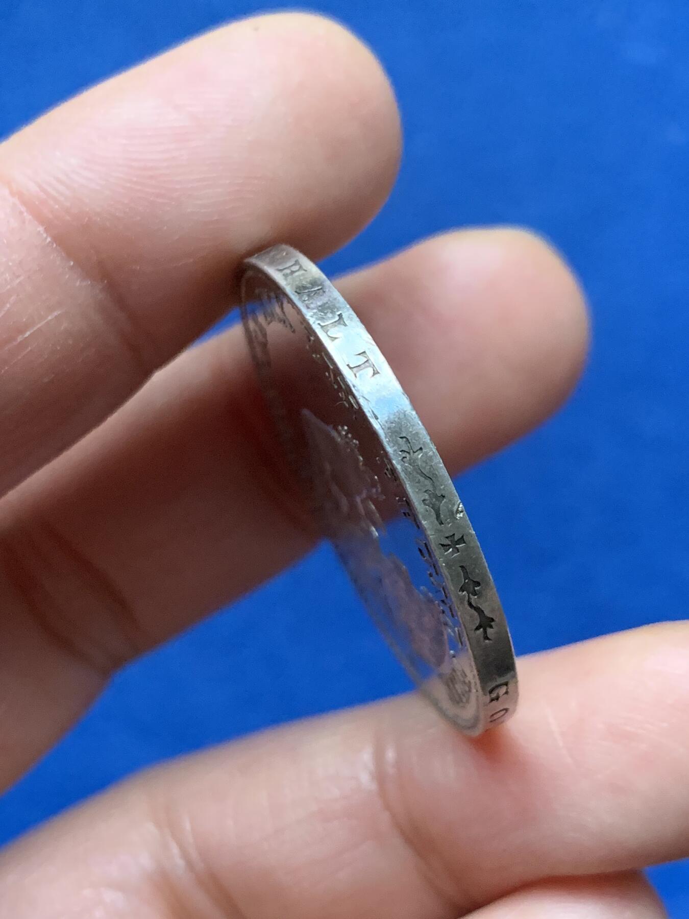 《竞宝斋》第463-465场 周日，周一，周二，3场连拍 （全场包邮）欢迎送拍 德国 1861年 安哈尔特-小熊爬墙1泰勒银币