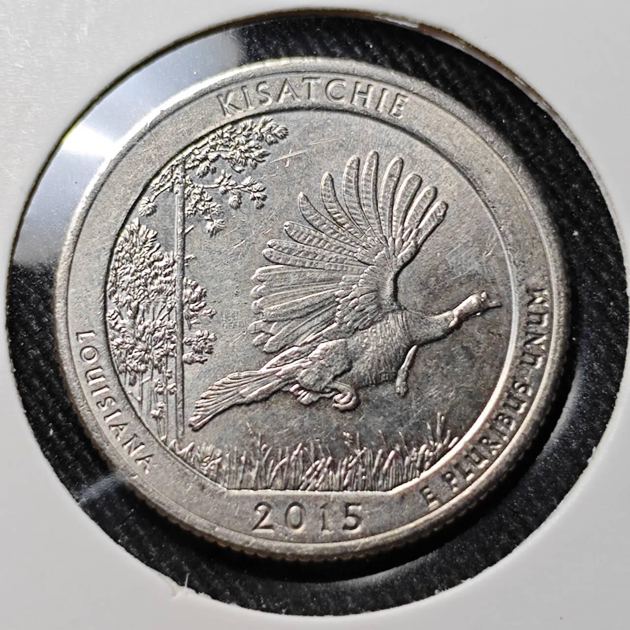 KK钱币收藏小铺  第391期  2月预留时间 周末发货  美国25分纪念币 好品